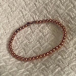 Rose gold/copper bracelet